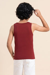 Lee Cooper Boys Solid Vest (Pack of 2) - Multicolor — thumbnail 9